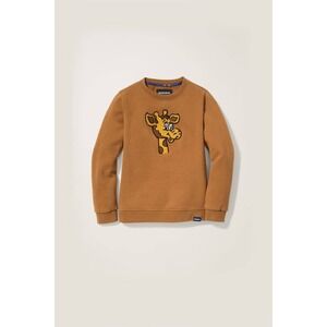 BONOBOS Kids Brown Giraffe Graphic supersoft Sweatshirt Size 12 Toys R Us Kid